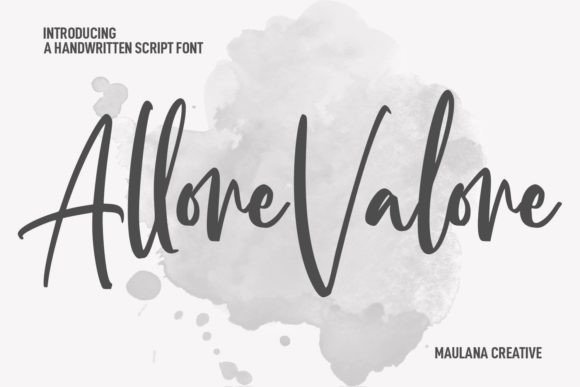Allore Valore Font - Featured Image