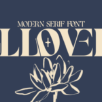 Allover Modern Font - Featured Image
