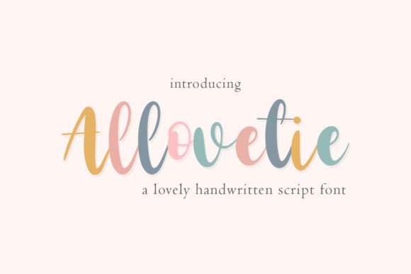 Allovetie Font - Featured Image