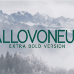 Allovoneue Extra Bold Font - Featured Image