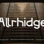 Allrhidge Font - Featured Image