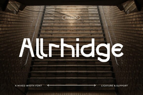 Allrhidge Font - Featured Image
