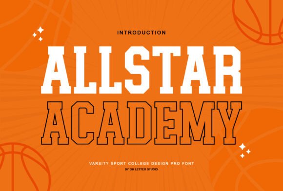 Allstar Academy Font - Featured Image