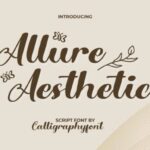 Allure Aesthetic Font - Featured Image
