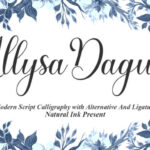 Allysa Daguise Font - Featured Image