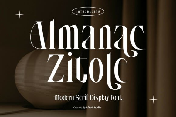 Almanac Zitole Font - Featured Image