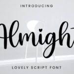 Almight Font - Featured Image