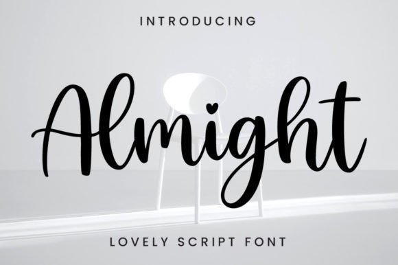 Almight Font - Featured Image