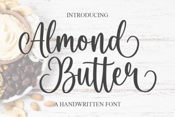 Almond Butter Font - Featured Image