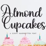 Almond Cupcakes Font - Featured Image