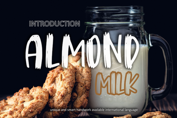 Almond Milk Font - Featured Image