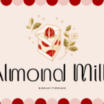 Almond Milk Font - Featured Image