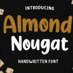 Almond Nougat Font - Featured Image