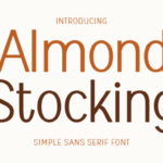 Almond Stocking Font - Featured Image
