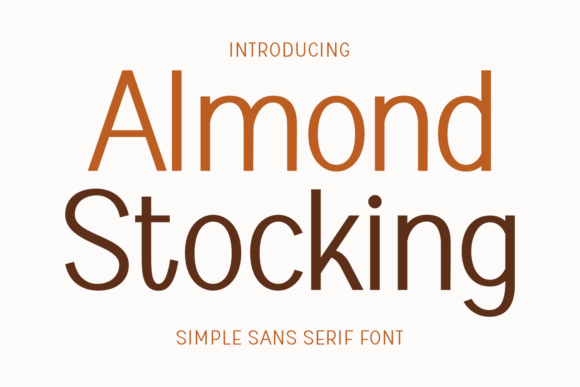 Almond Stocking Font - Featured Image