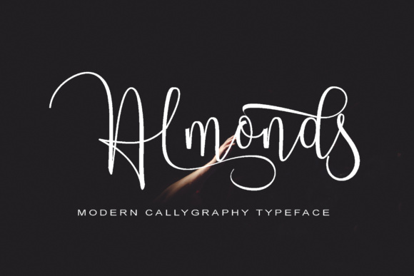 Almonds Script Font - Featured Image