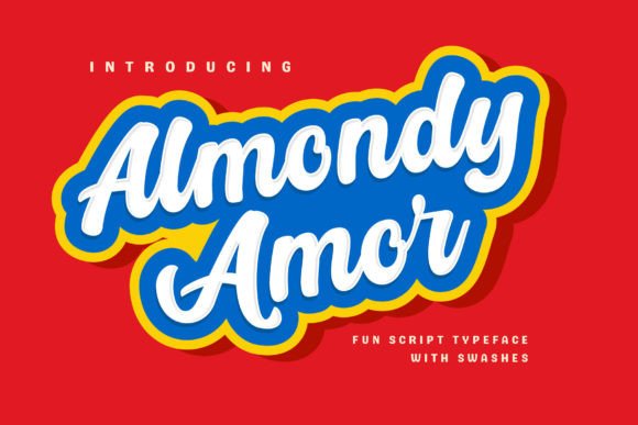 Almondy Amor Font - Featured Image