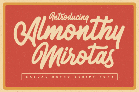 Almonthy Mirotas Font - Featured Image