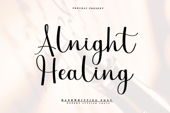 Alnight Healing Font - Featured Image