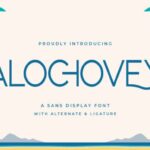 Alochovey Font - Featured Image