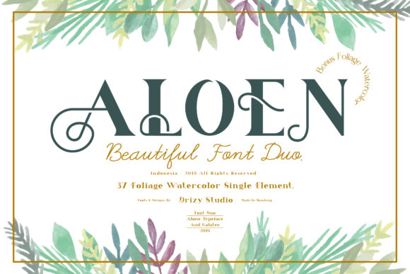 Aloen Duo Font - Featured Image