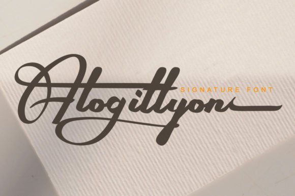 Alogittyon Font - Featured Image