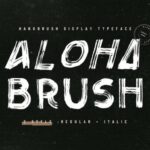 Aloha Brush Font - Featured Image