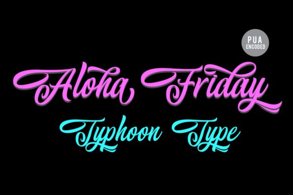 Aloha Friday Font - Featured Image