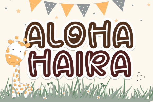 Aloha Haira Font - Featured Image