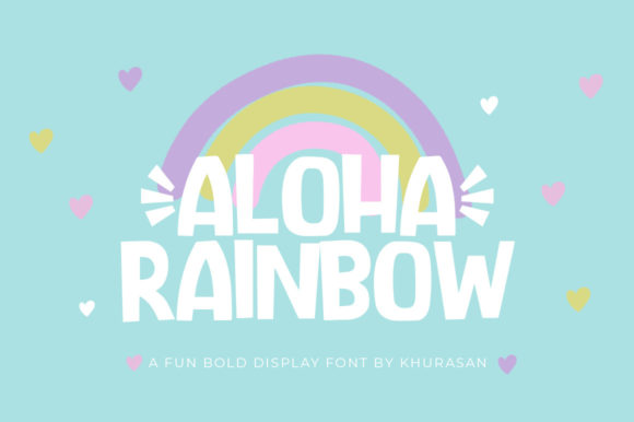 Aloha Rainbow Font - Featured Image