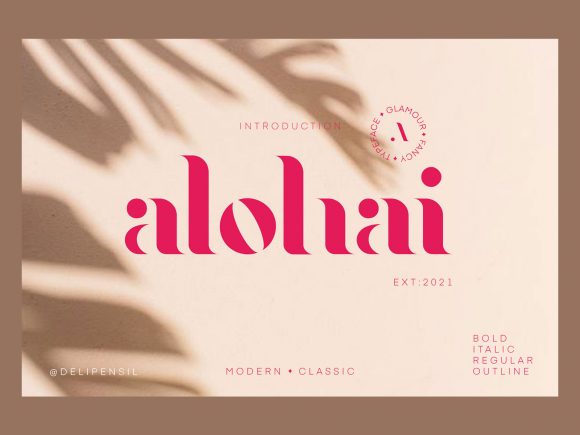 Alohai Font - Featured Image