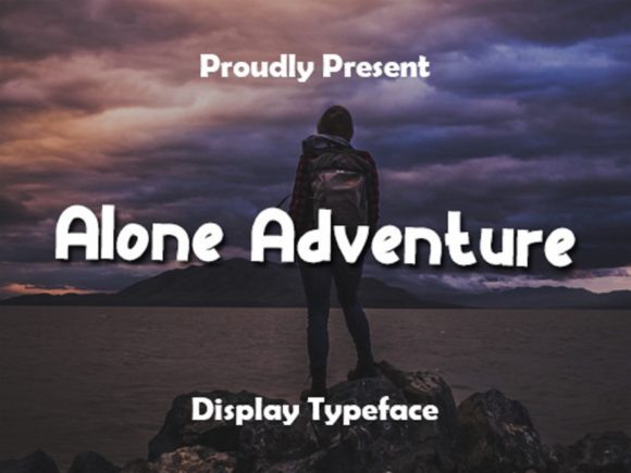 Alone Adventure Font - Featured Image