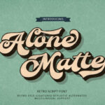 Alone Mate Font - Featured Image