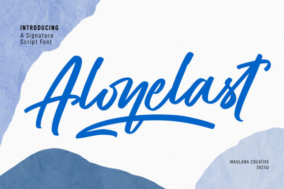 Alonelast Font - Featured Image