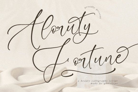 Aloruty Fortune Font - Featured Image
