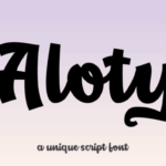 Aloty Font - Featured Image