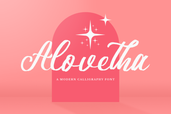 Alovetha Font - Featured Image
