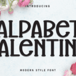 Alpabet Valentine Font - Featured Image