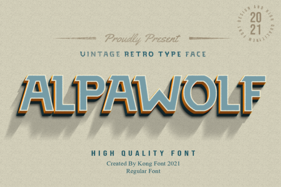 Alpawolf Font - Featured Image