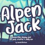 Alpen Jack Font - Featured Image