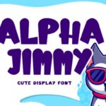 Alpha Jimmy Font - Featured Image