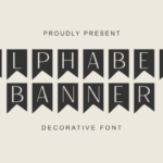 Alphabet Banner Font - Featured Image
