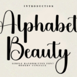 Alphabet Beauty Font - Featured Image