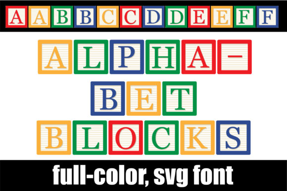 Alphabet Blocks Font - Featured Image