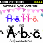 Alphabet Cartoon Font - Featured Image