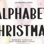 Alphabet Christmas Font - Featured Image