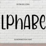 Alphabet Font - Featured Image