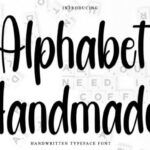 Alphabet Handmade Font - Featured Image