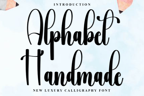 Alphabet Handmade Font - Featured Image