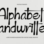 Alphabet Handwritten Font - Featured Image